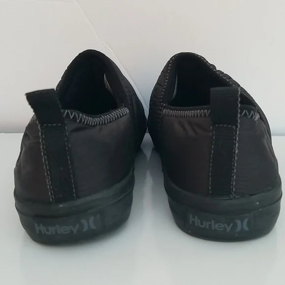 Hurley Black Puff Kayo Chukka Quilted Slip-On Shoes 7M - Picture 5 of 8